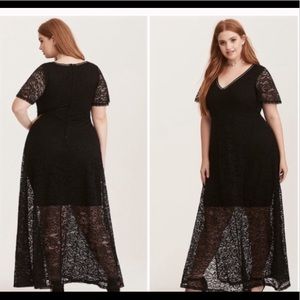 Torrid Black Lace Maxi